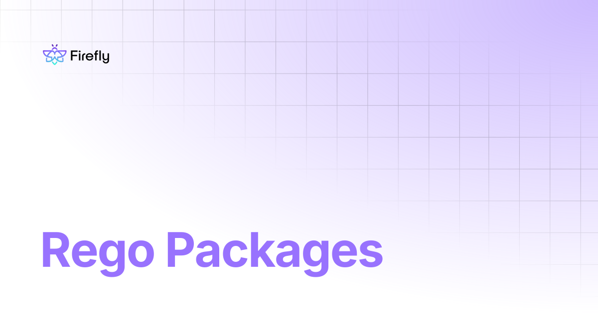Rego Packages | Firefly Docs